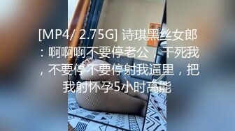 [MP4/ 2.75G] 诗琪黑丝女郎：啊啊啊不要停老公，干死我，不要停不要停射我逼里，把我射怀孕5小时高能