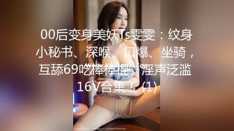 00后变身美妖Ts雯雯：纹身小秘书、深喉、口爆、坐骑，互舔69吃棒棒棍，淫声泛滥 16V合集！ (1)