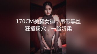 170CM美腿女神，吊带黑丝狂插粉穴，一脸娇柔