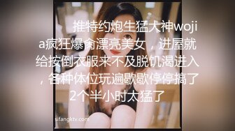 ⚫️⚫️推特约炮生猛大神wojia疯狂爆肏漂亮美女，进屋就给按倒衣服来不及脱饥渴进入，各种体位玩遍歇歇停停搞了2个半小时太猛了