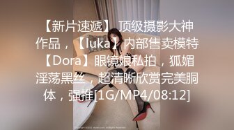 【新片速遞】 顶级摄影大神作品，【luka】内部售卖模特【Dora】眼镜娘私拍，狐媚淫荡黑丝，超清晰欣赏完美胴体，强推[1G/MP4/08:12]