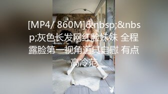 [MP4/ 860M]&nbsp;&nbsp;灰色长发网红脸妹妹 全程露脸第一视角道具自慰 有点高冷范