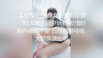 【人气❤️美少女】萝莉小奈✨ 91大神的嫩萝玩物 发情时刻内裤都不穿 白丝翘臀待肏 大屌疾速抽刺