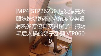 [MP4]STP26250 短发漂亮大眼妹妹奶奶不小A角度姿势很娴熟多方位口交只留了一撮阴毛后入操的奶子乱颤 VIP0600