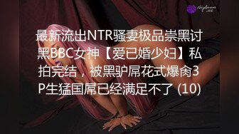 最新流出NTR骚妻极品崇黑讨黑BBC女神【爱已婚少妇】私拍完结，被黑驴屌花式爆肏3P生猛国屌已经满足不了 (10)