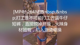 [MP4/ 264M]&nbsp;&nbsp;打工是不可能打工齐逼牛仔短裤，直接脱掉开操，火辣身材翘臀，后入激情爆操