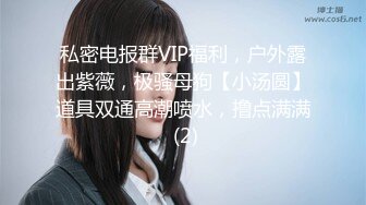 私密电报群VIP福利，户外露出紫薇，极骚母狗【小汤圆】道具双通高潮喷水，撸点满满 (2)