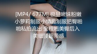 [MP4/ 677M] 极品嫩妹粉嫩小萝莉制服小情趣制服肥臀啪啪私拍流出 全程翘美臀后入 美细腰超带感